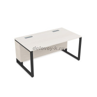 16СП.194 Стол прямой (1400-900-750)_Ivory_Черный рис4