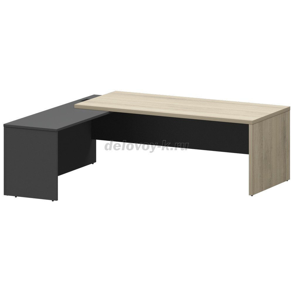 КZР-22 L Стол руководителя с приставкой левый 2200х2000х750 фото