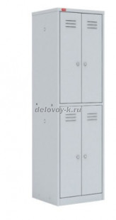 Шкаф металлический для одежды ШРМ-24  600*500*1860мм рис1