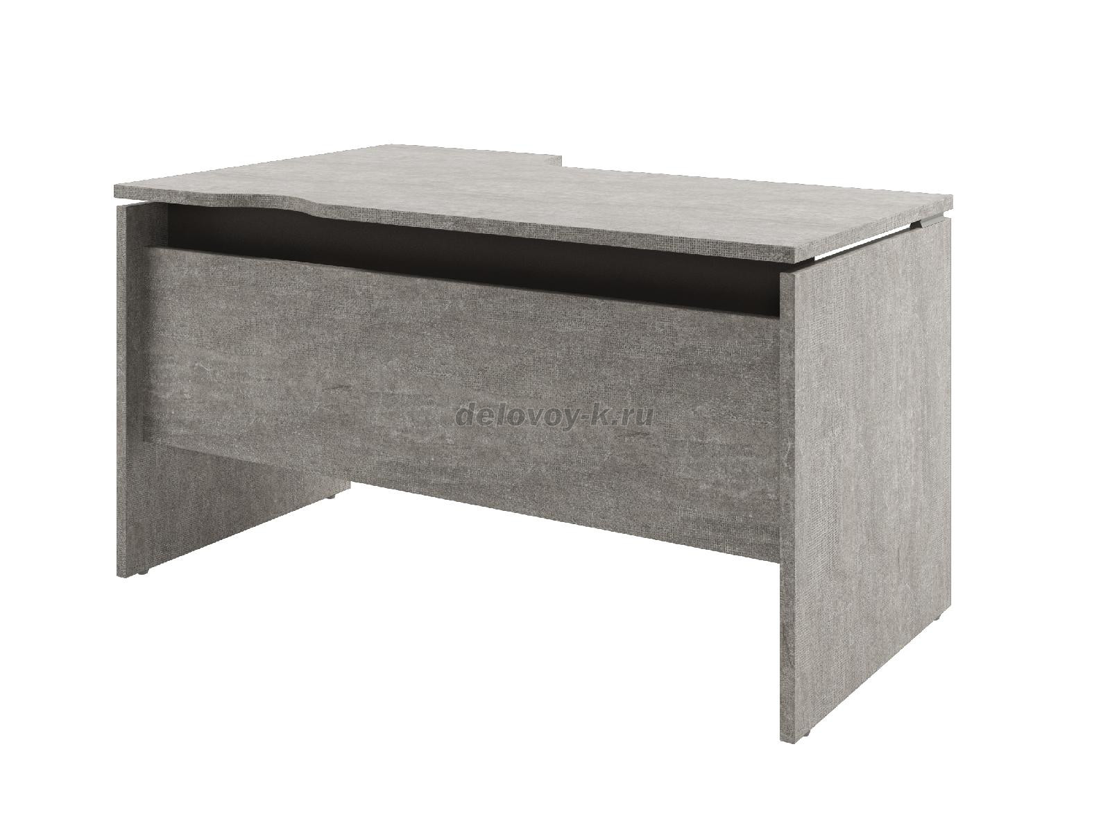 D-34пр Стол эргономичный правый с двойной царгой. фото