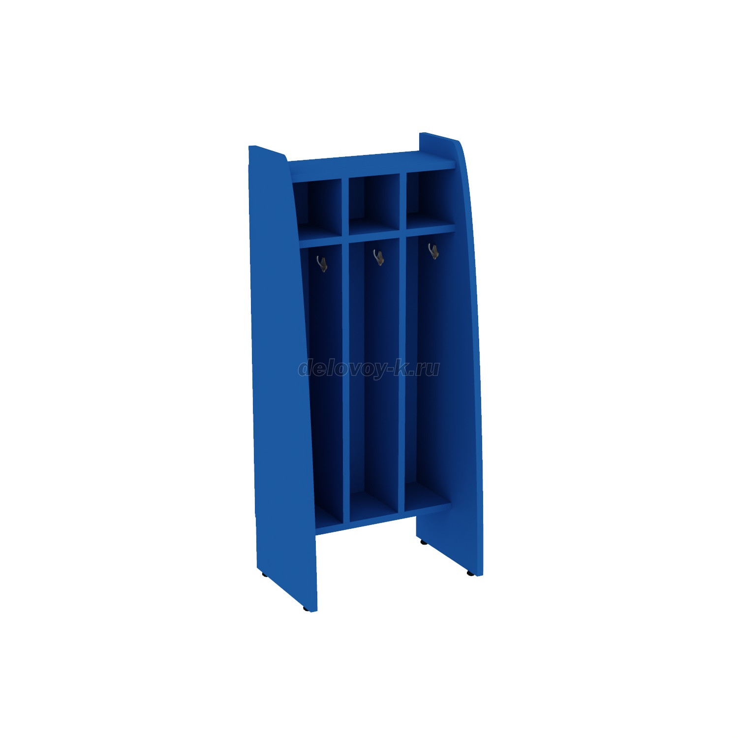 Шкаф для полотенец напольный трехсекционный ШДП-11 430*265*960 фото